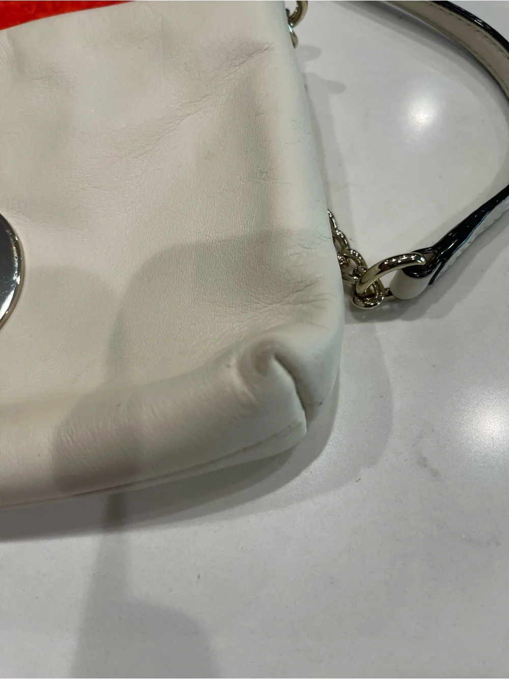 kate spade Cream Quilted Leather Crossbody with Silver-Tone Turnlock